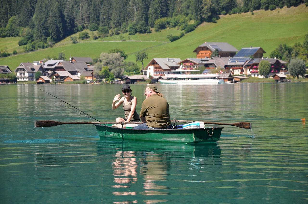 Chalets Zoehrer - Wohnen Am Wasser Weissensee Ngoại thất bức ảnh